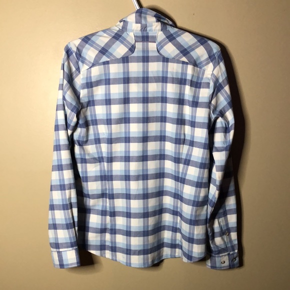 Orvis plaid button up western style - Picture 4 of 4